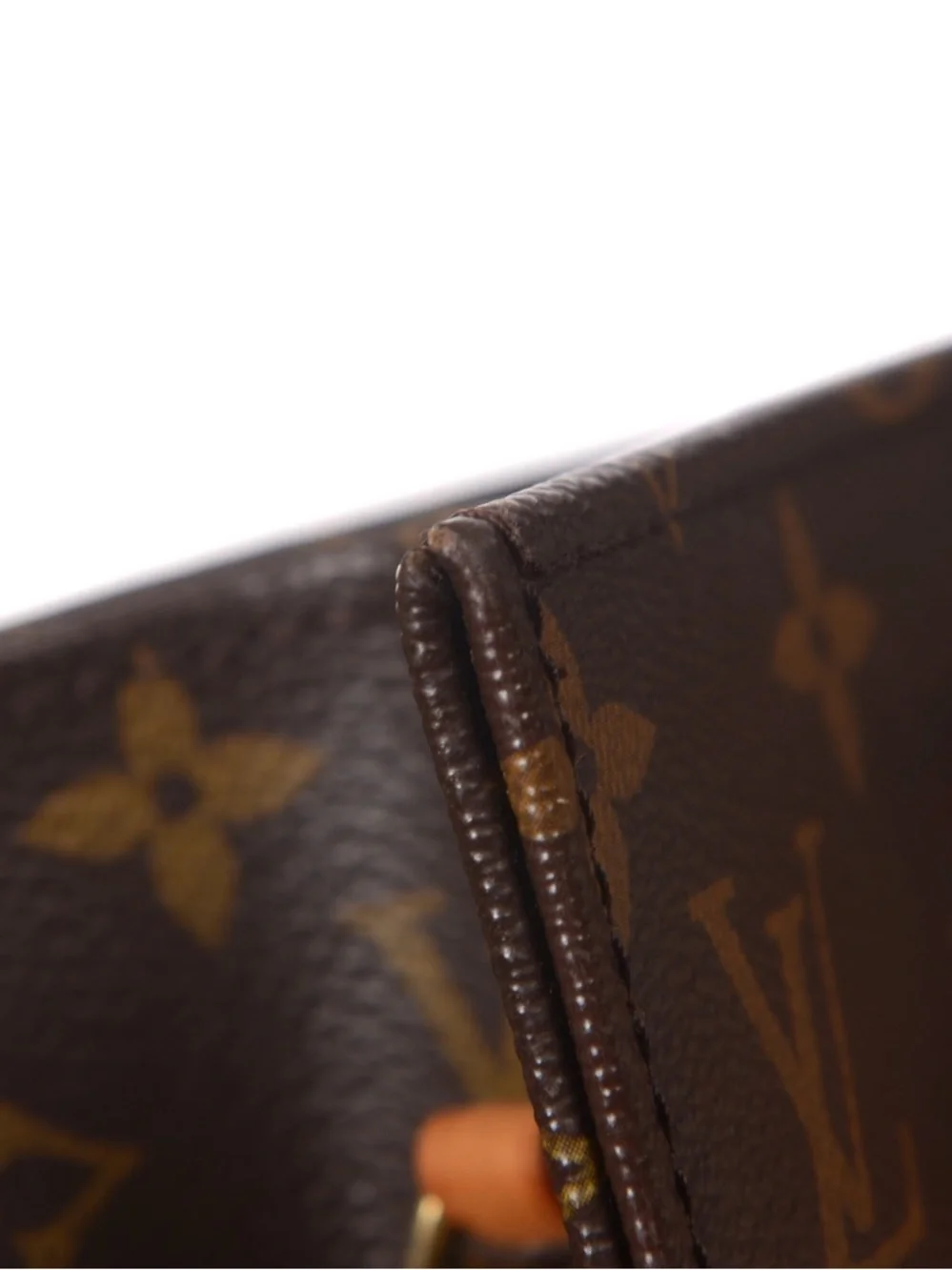 ♥️ Louis Vuitton Brown Sac Plat Envelope Monogram  Vertical Tote Bag♥️